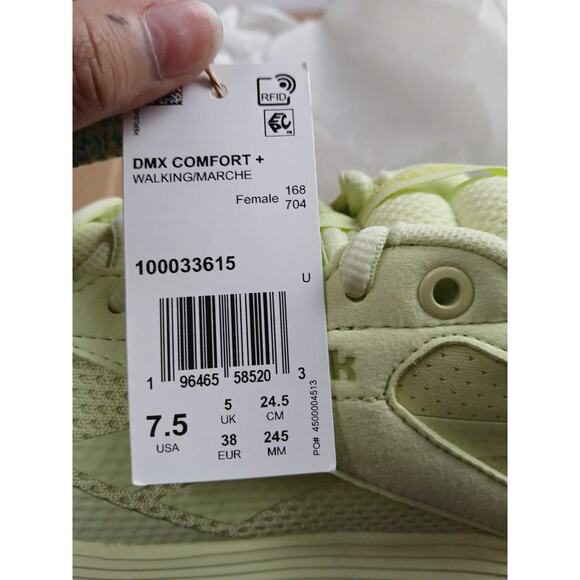NWT Reebok Women’s DMX Comfort + Sneakers, Citrus Glow, Size 7.5 - Picture 3 of 4